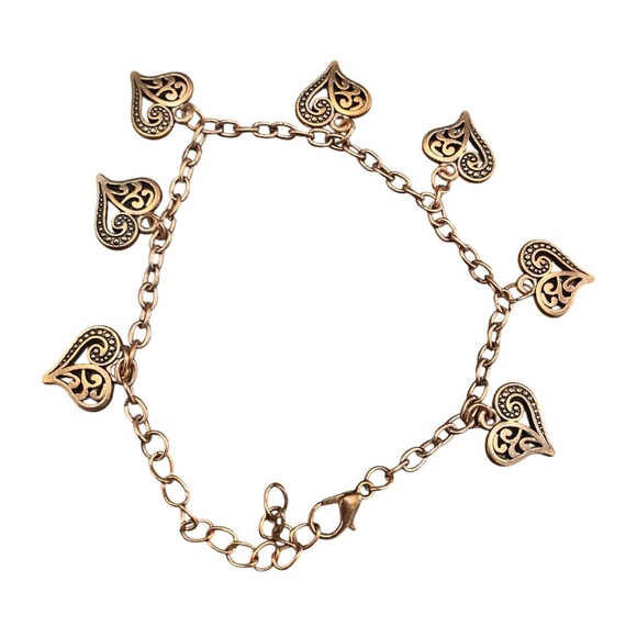 Heart Charm Bracelet - Picture 3 of 5